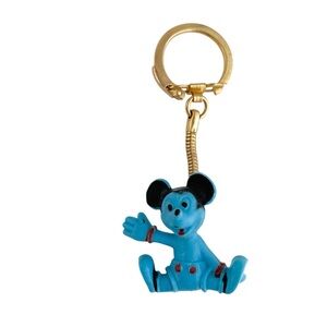 Vintage Disney Keychain 1960s Mickey Mouse Keychain Walt Disney Productions